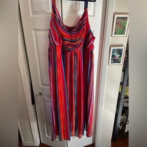 TORRID STRIPED MAXI DRESS SIZE 6X 30W